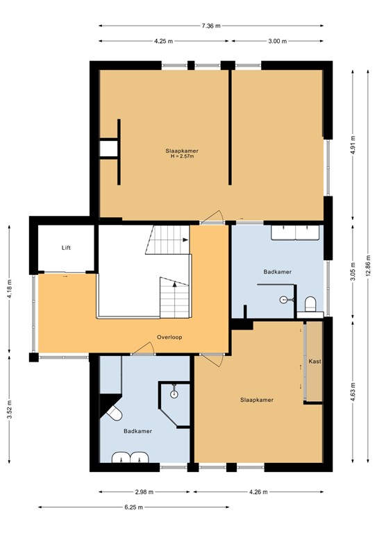 mediumsize floorplan